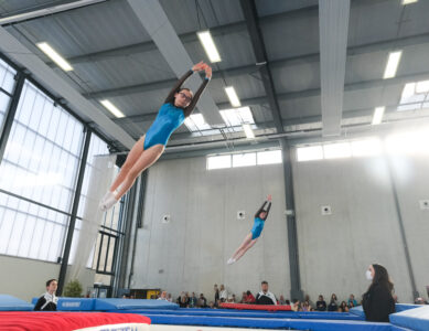 Implanter une salle gymnique avec trampoline