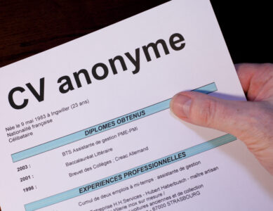 Mettre en place le CV anonyme